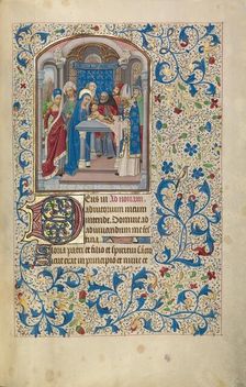 The Circumcision; Arenberg Hours, early 1460s. Creator: Willem Vrelant