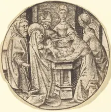 The Circumcision, c. 1470/1480. Creator: Israhel van Meckenem