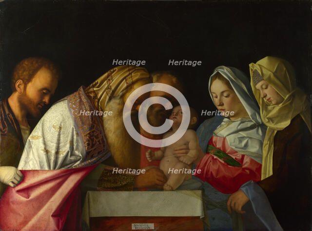 The Circumcision, c. 1500. Artist: Bellini, Giovanni, (Workshop)  