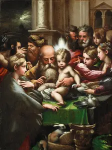 The Circumcision, c1523. Creator: Parmigianino