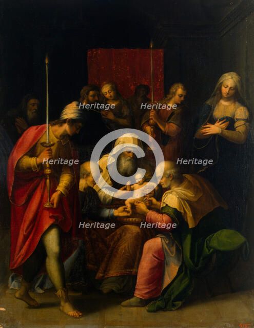 The Circumcision, ca 1590. Artist: Carvajal, Luis de (1556-1607)