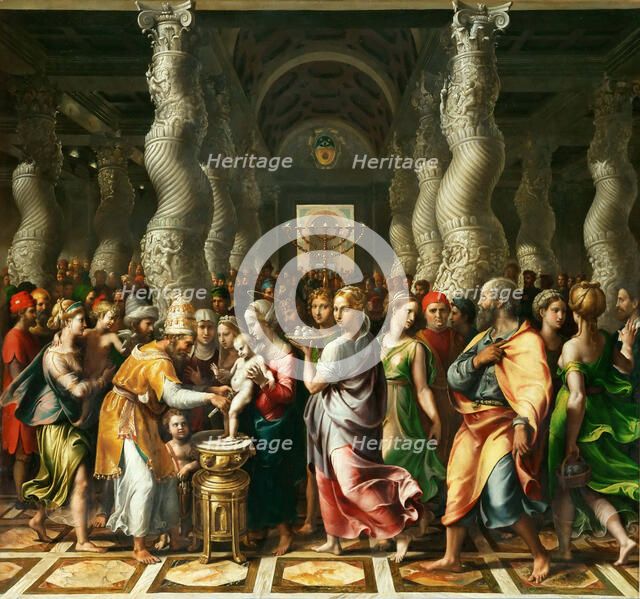 The Circumcision, First Half of 16th cen.. Creator: Romano, Giulio (1499-1546).