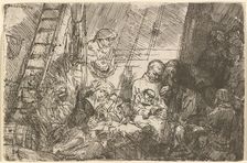 The Circumcision in the Stable, 1654. Creator: Rembrandt Harmensz van Rijn