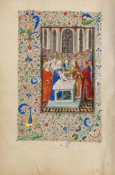 The Circumcision; Llangattock Hours, 1450s. Creator: Master of the Llangattock Hours