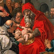 The circumcision of Christ. Creator: Goltzius, Hendrik, 1558-1617 (After)