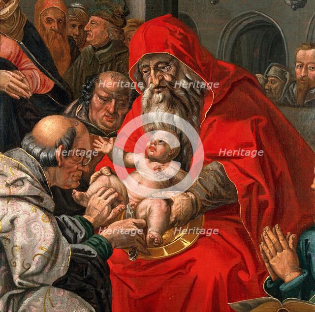 The circumcision of Christ. Creator: Goltzius, Hendrik, 1558-1617 (After).