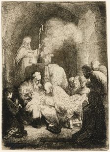 The Circumcision: small plate, 1630. Creator: Rembrandt Harmensz van Rijn