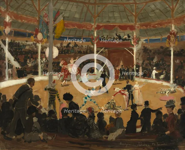 The Circus, 1889. Creator: Suzanne Valadon (French, 1865-1938), attributed to.