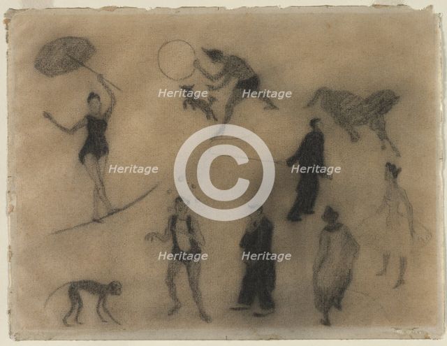 The Circus, 1896. Creator: Henri Gabriel Ibels (French, 1867-1936).