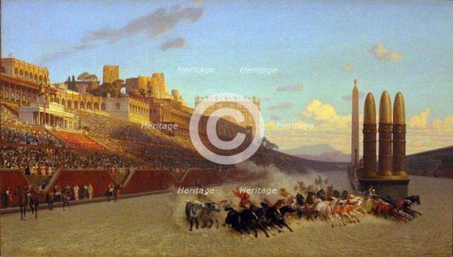 The Circus Maximus. Artist: Gerôme, Jean-Léon (1824-1904)