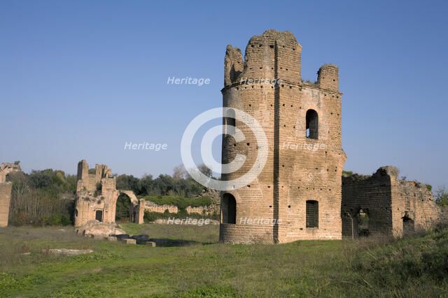 The Circus of Maxentius on the Via Appia, Rome, Italy. Artist: Samuel Magal