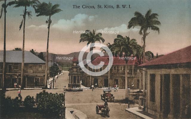 'The Circus, St. Kitts, B.W.I.', early 20th century. Creator: Unknown.