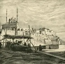 The Citadel of Cairo (Built by Saladin) 1890. Creator: Unknown