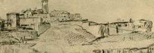 The Citadel of Brescia mid-late 18th century, (1928). Artist: Giovanni Domenico Tiepolo