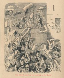 The Citadel saved by the cackling of the Geese 1852. Artist: John Leech