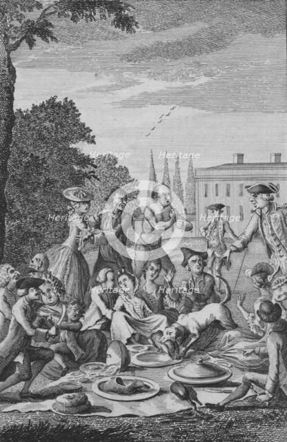 'The Citizens Fete Champetre', c1770.  Artist: Unknown.