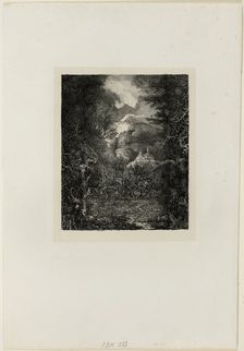 The Cities Beyond the Marsh, 1868. Creator: Rodolphe Bresdin