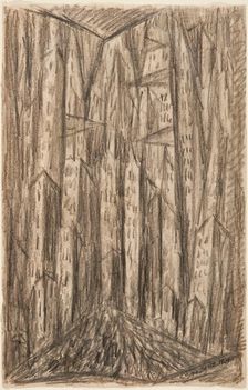 The City, 1909. Creator: Abraham Walkowitz