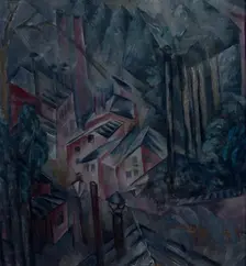 The City, 1919. Artist: Shevchenko, Alexander Vasilyevich (1883-1948)