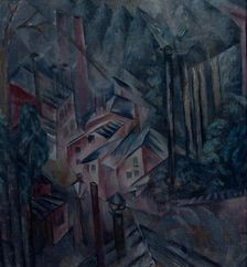The City, 1919. Artist: Shevchenko, Alexander Vasilyevich (1883-1948)