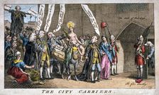 The City carriers 1769. Artist: Anon