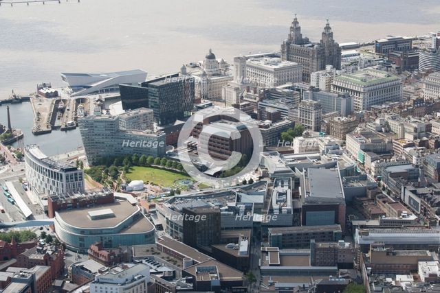 The city centre and environs, Liverpool, 2015. Creator: Historic England.