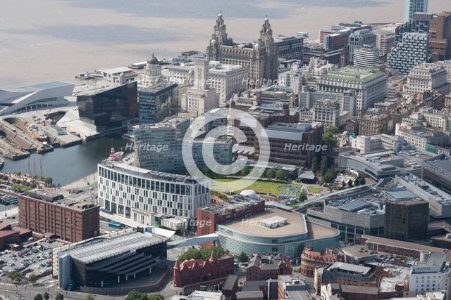The city centre and environs, Liverpool, 2015. Creator: Historic England.