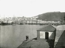 The city and harbour of Malaga, Spain, 1895. Creator: W & S Ltd