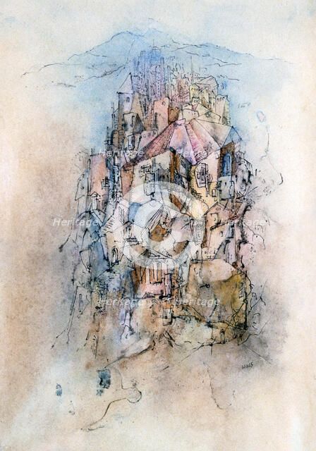 'The City', c1900-1951. Artist: Wolfgang Otto Schulze