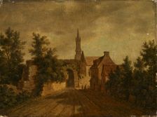 The city gate, Senlis, 1700-1799. Creator: I.M.