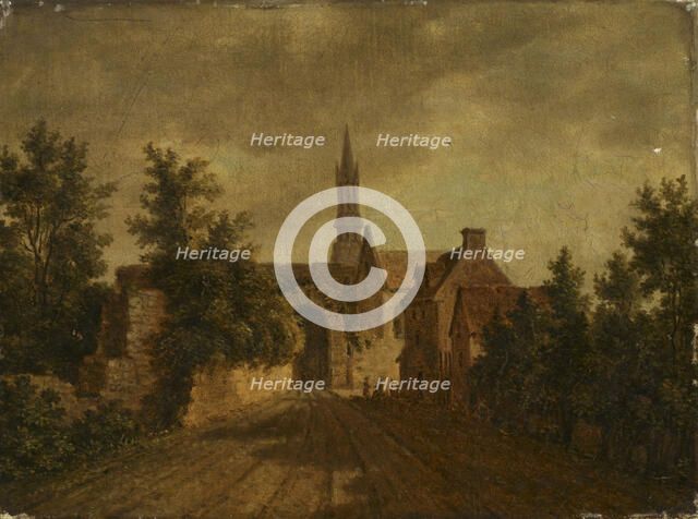 The city gate, Senlis, 1700-1799. Creator: I.M..