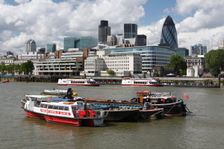 The City from the Thames, London, 2009. Creator: Peter Thompson