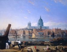 The City from Bankside 1820s. Creator: Thomas Miles Richardson I