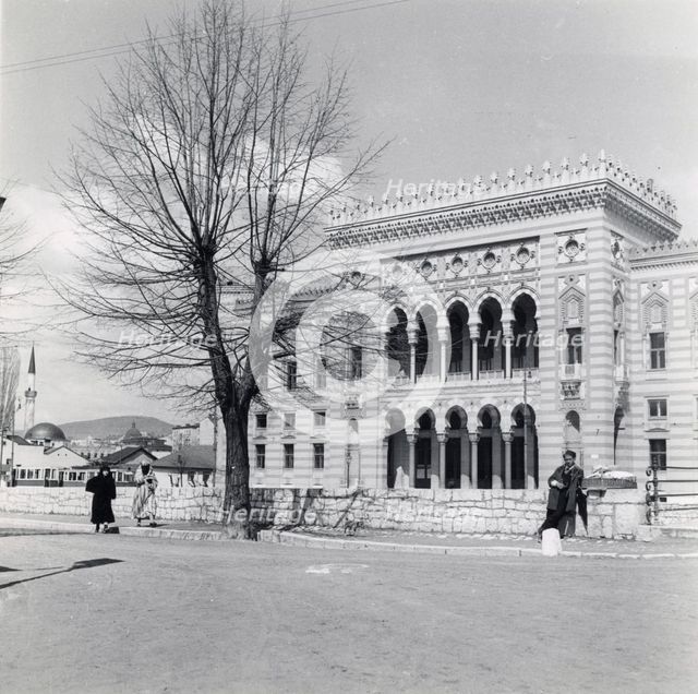The City Hall of Sarajevo, Bosnia-Hercegovina, Yugoslavia, 1939. Creator: Unknown.