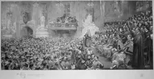 The City Imperial Volunteers in the Guildhall, City of London, 1900 (1902). Artist: John Henry Frederick Bacon