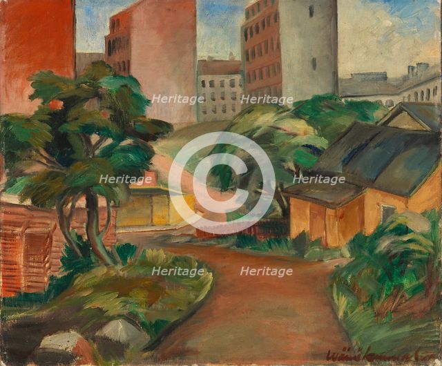 The City is Coming, 1927. Creator: Vaino Kunnas.