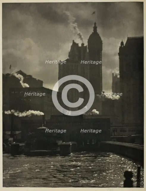 The City of Ambitions, 1910. Creator: Alfred Stieglitz.