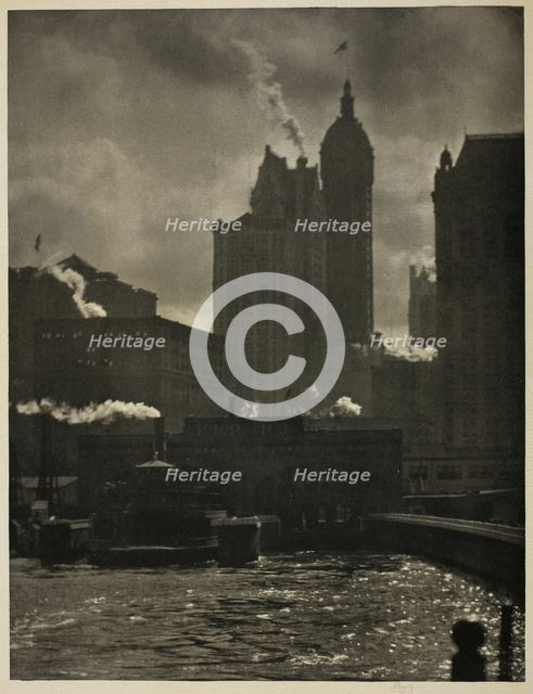 The City of Ambitions, 1910. Creator: Alfred Stieglitz.