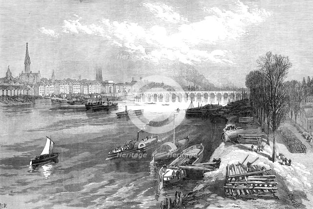 The City of Bordeaux, 1871. Creator: RCH.