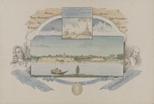 The city of Berezov from the east, 1862-1887. Creator: Mikhail Znamensky