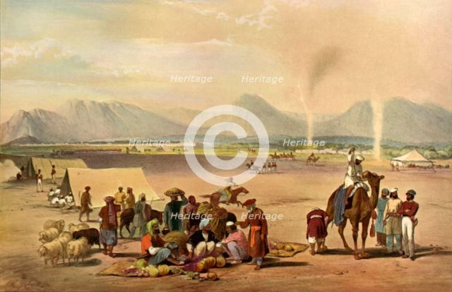 'The City of Kandahar Looking from the South Towards Baba Wali Mountain', c1840, (1901).  Creator: James Atkinson.