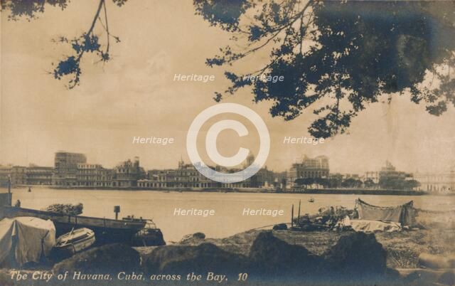 The City of Havana, Cuba, across the Bay, c1930. Artist: Unknown
