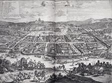 The city of Loango, Africa, 1745. Creator: Unknown