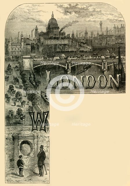 The City of London, c1872. Creator: Unknown.