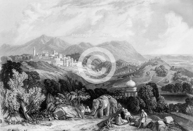 'The City of Nahun', 1838. Creator: George Francis White.