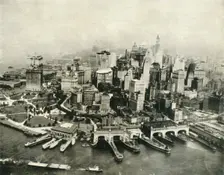 The City of New York as seen from the air 1936. Creator: Unknown