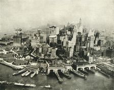 The City of New York as seen from the air 1936. Creator: Unknown