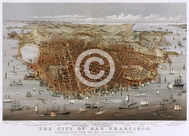 The City of San Francisco, 1878.