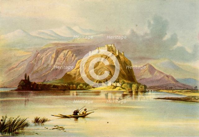 'The City of Srinagar (Kashmir) and Hurri Purbut Fort', 1840s, (1901).  Creator: Unknown.