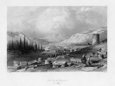 The city of Thyatira (Akhisar), Turkey, 19th century.Artist: Sam Fisher